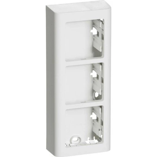 LK Fuga Softline Underlag 3 Modul, Hvid