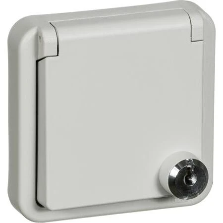 OPUS® 74 Stikkontakt m. Lås 2P+J