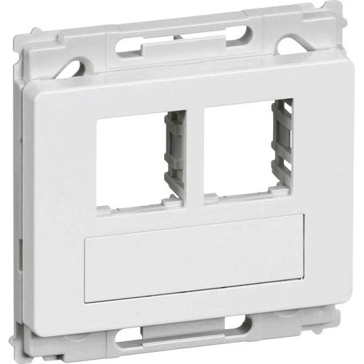 LK Opus 66 Dataudtag 2xRJ45 Hvid