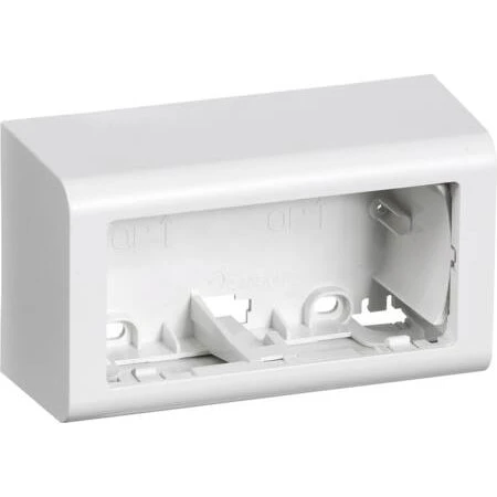 LK Fuga Softline vandret underlag 2 modul 49 mm hvid
