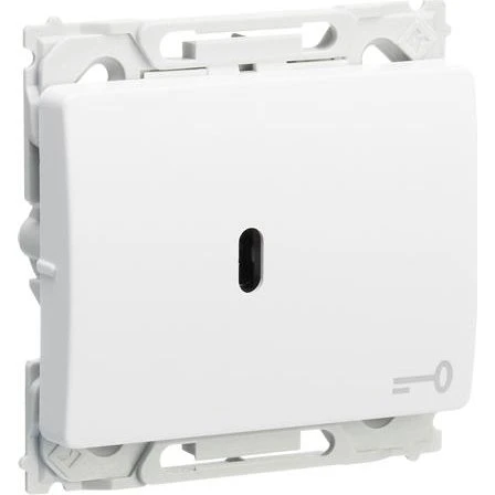 Opus66 Nøglafbryder Korsp 16A 250V Hvid