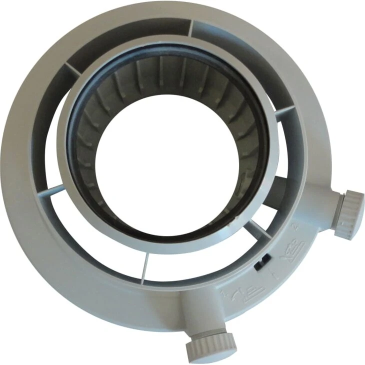 Vaillant adapter Ø60/100 → Ø80/125 mm (Ecotec Plus/Pro 5)