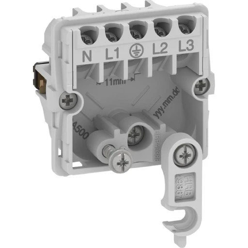 LK Fuga komfurudtag 5-pol 16A/440V 1 modul uden afdækning