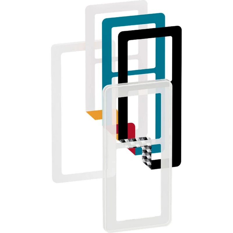 LK FUGA Choice Designramme 2,5 modul frosted, 6 farver
