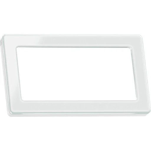 LK Fuga Pure 66 glasramme 1x2 modul hvid