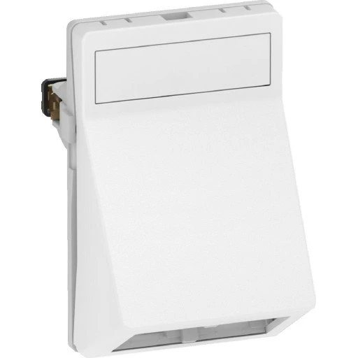 LK Fuga Dataudtag 2xRJ45 Skrå 1,5 Modul Hvid