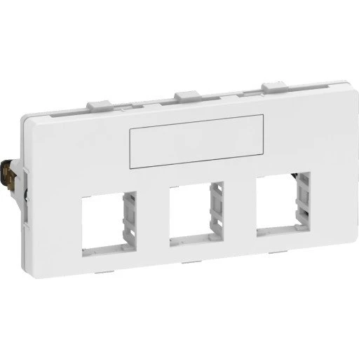 LK FUGA Dataudtag 3xRJ45, 2 modul, hvid