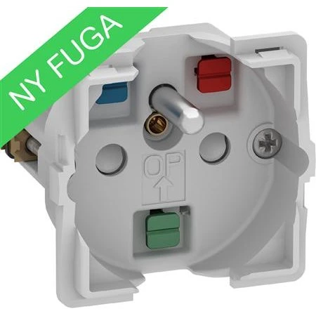 LK FUGA Stikkontakt 2P+Pindjord 1M Ua