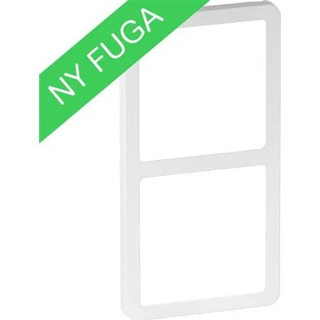 LK Fuga Slim Ramme 2m, Hvid