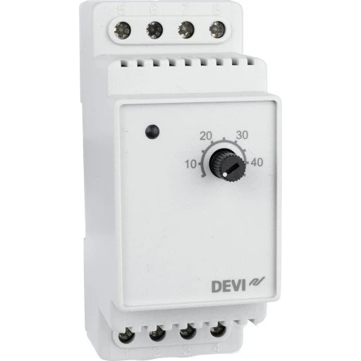 Devireg 330 5-45°C DIN-termostat med føler