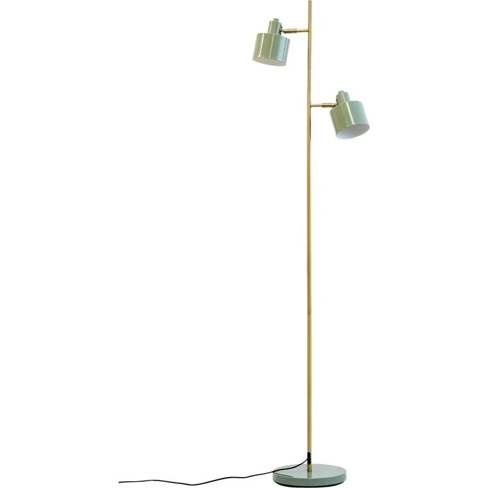 Dyberg Larsen Ocean Gulvlampe, 160 cm, Oliven/Messing