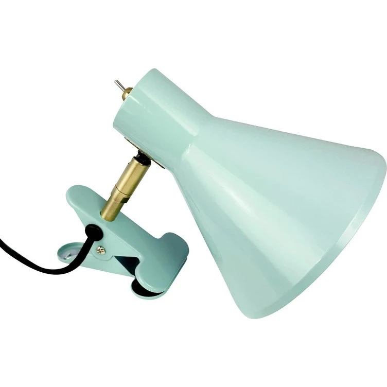 Dyberg Larsen Sleep Klemmelampe Mintgrøn, E27, 1,6 m ledning