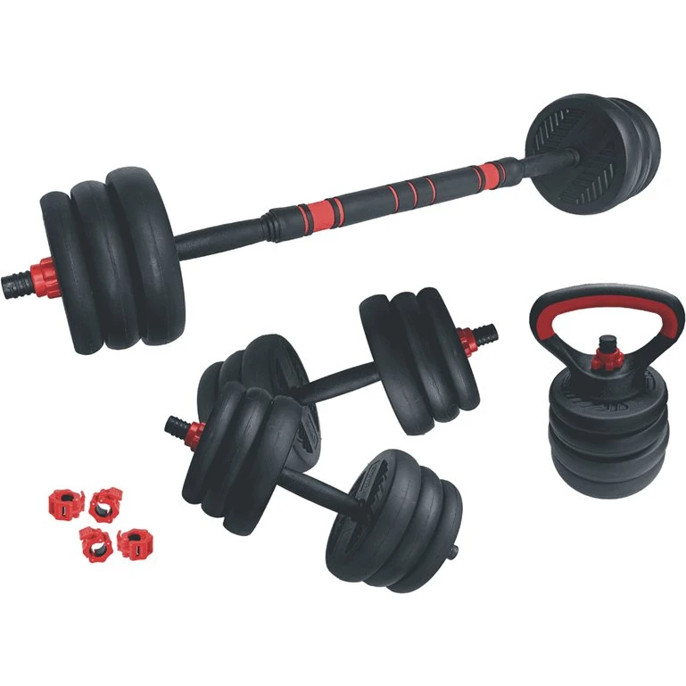 ASG Justerbart Vægtsæt 20 kg Sort/Rød