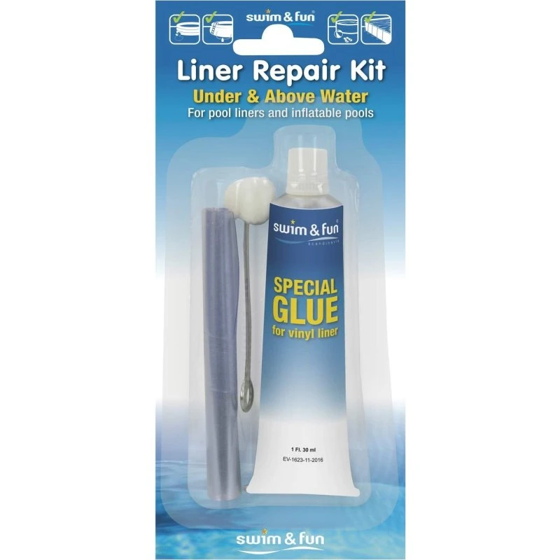 Swim & Fun PVC Poolreparationssæt, lapning uden afløb