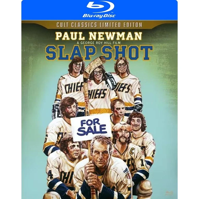 Slap Shot (1977) - Blu-ray (Limited) med plakat