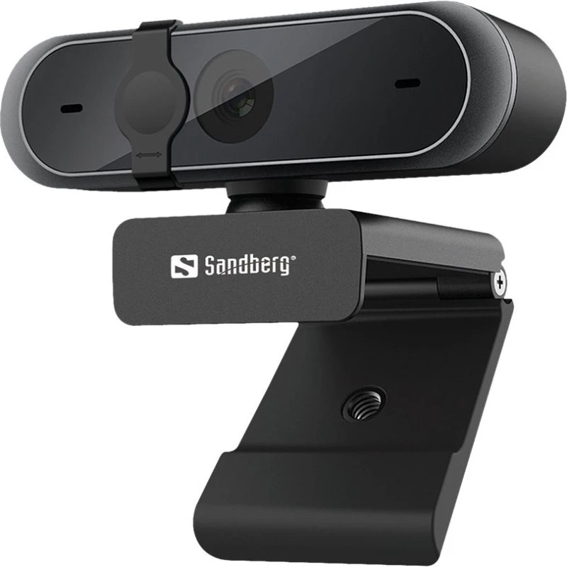 Sandberg USB Webcam Pro 1080p med Stereomikrofon - Sort