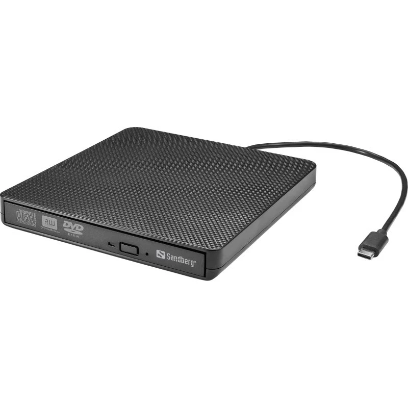 Sandberg USB-C/A DVD Brænder - Sort