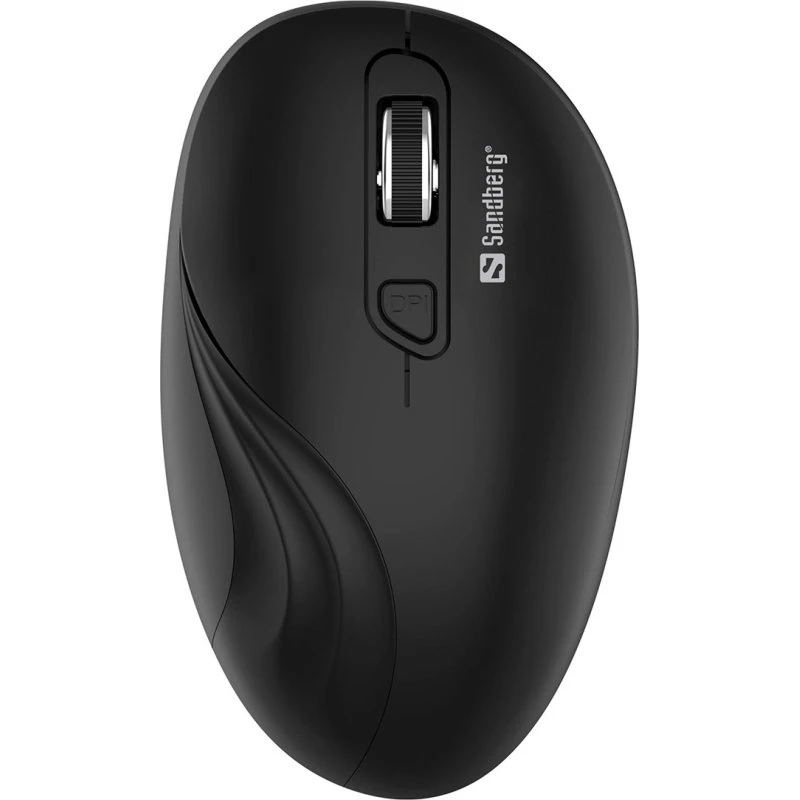 Sandberg Wireless Mouse 2,4 GHz, 4 knapper, sort