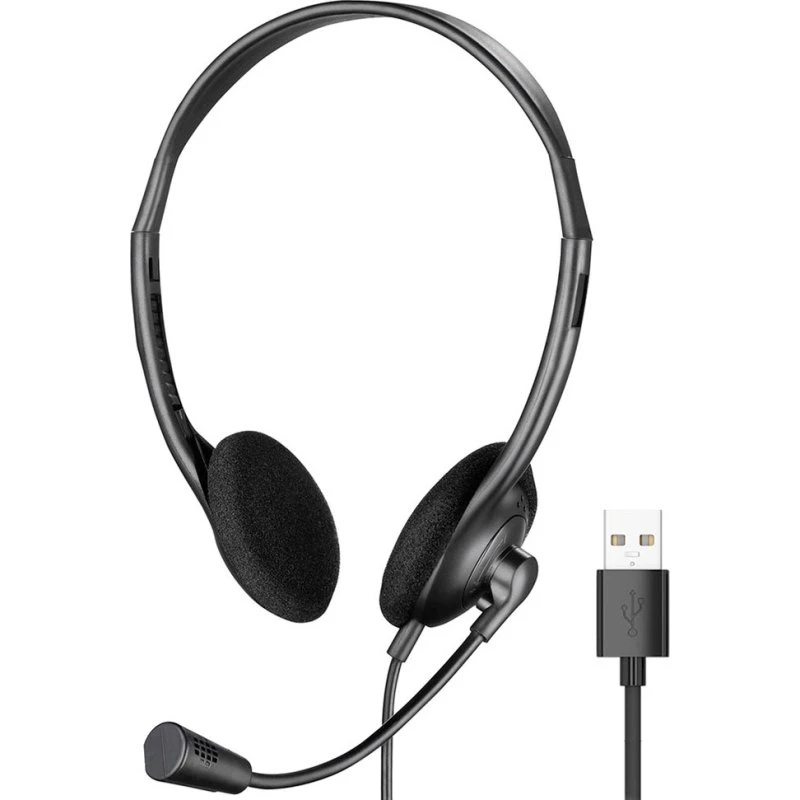 Sandberg USB Headset (USB-A) Sort