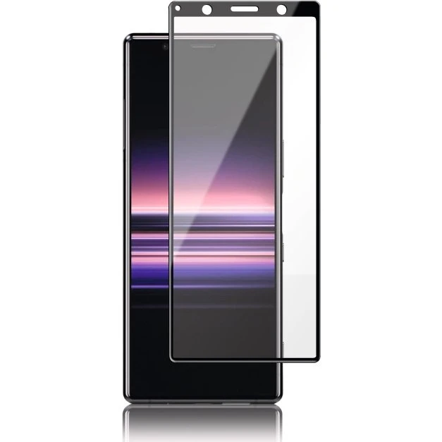 Panzer Sony Xperia 5 Curved Glass, sort, 0,33 mm tyk