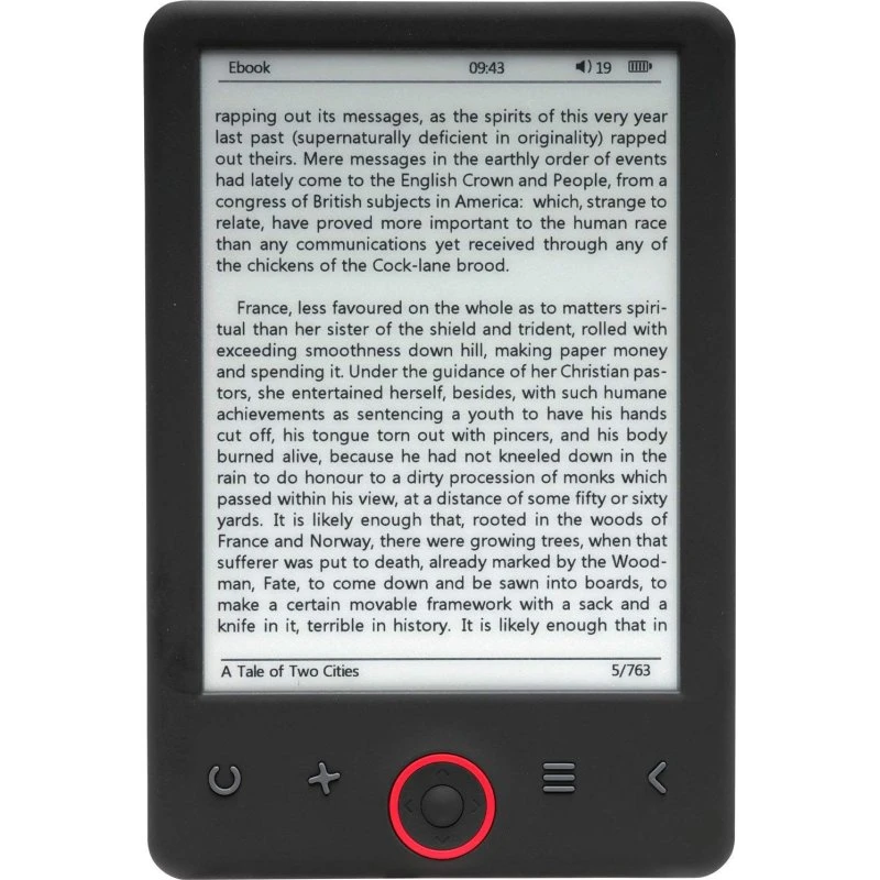 Denver EBO-635L 6" E-Ink e-læser, 4GB, sort