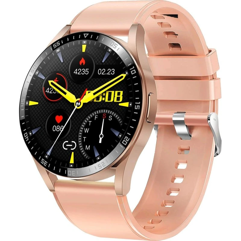 Denver SWC-372 Smartwatch Rosa med Puls, Blodtryk og Opkaldsfunktion
