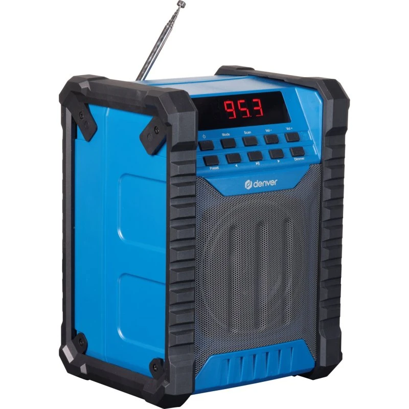 Denver WRB-60 Workradio - FM & Bluetooth - 10 W - IP54