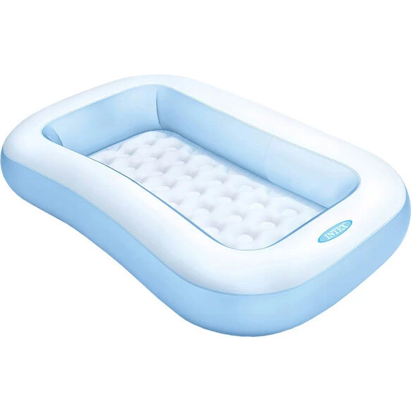 Intex babypool rektangulær lyseblå 166 x 100 x 25 cm