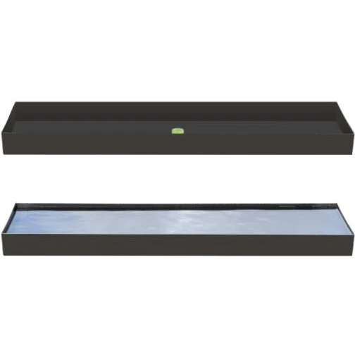 Esschert Design Spejlbassin rektangulært 117,8x28 cm sort