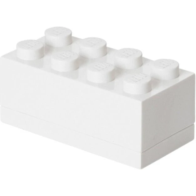 LEGO Mini Box 8 Hvid Opbevaringskasse