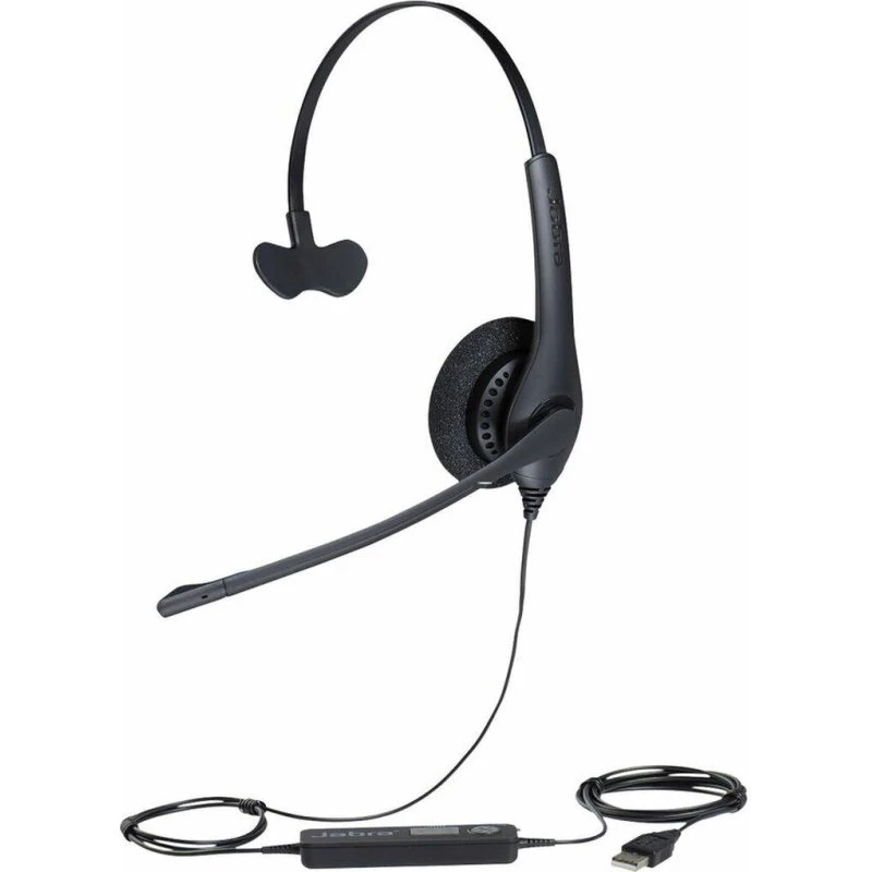 Jabra BIZ 1500 Mono Headset med mikrofon, USB, sort