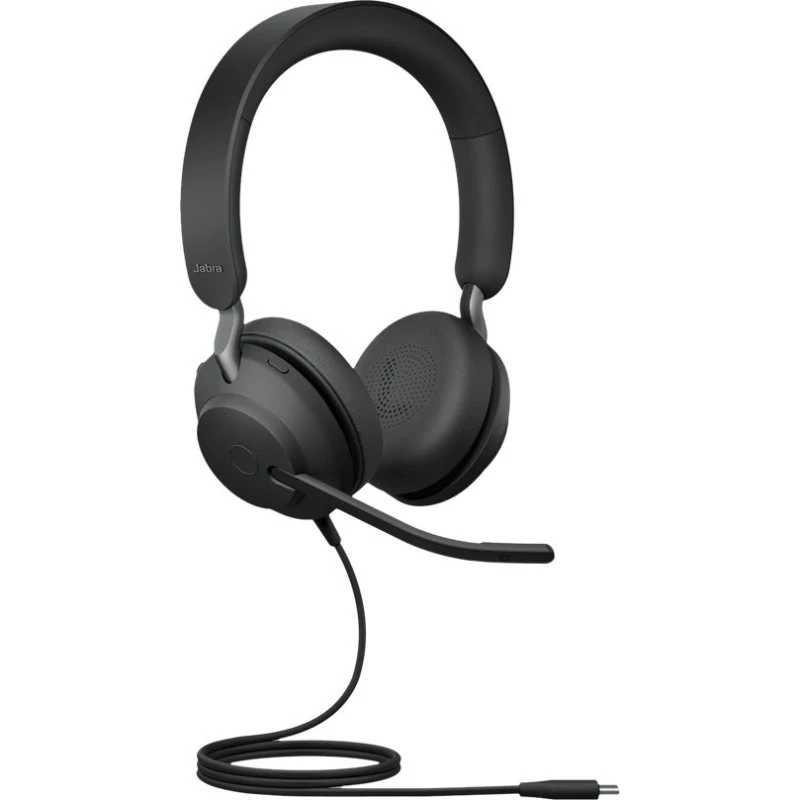 Jabra Evolve2 40 SE UC Kablet Høretelefoner Sort
