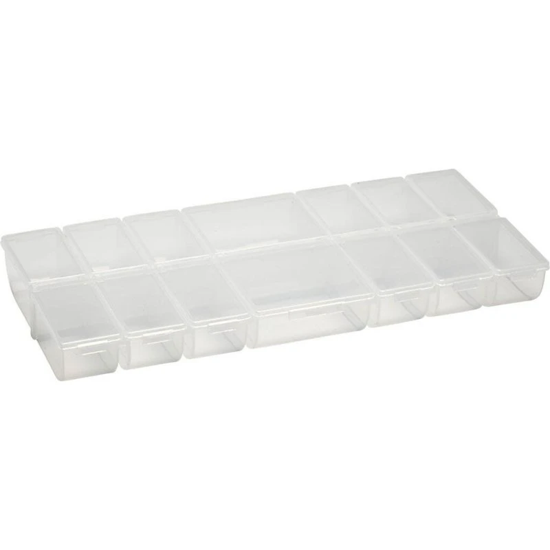 CC Hobby DIY Kit Opbevaringsæske 24x11x2,8 cm, 14 Rum
