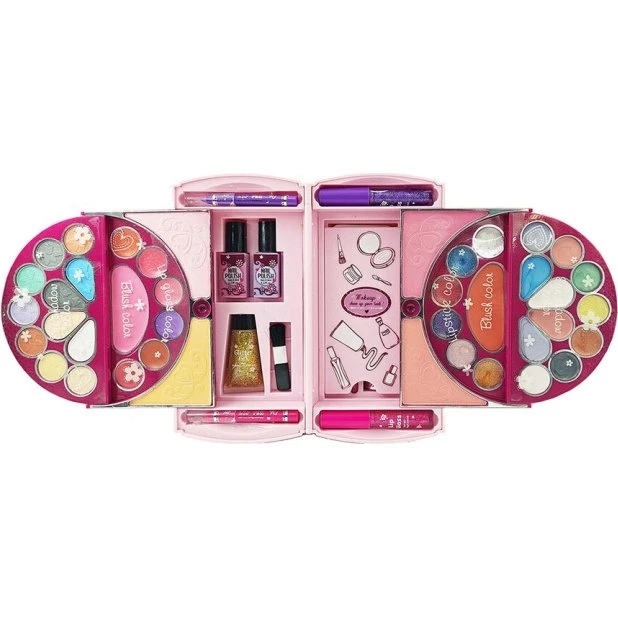 Magni Makeup-taske Luksus (3651) – 78 dele i lyserød