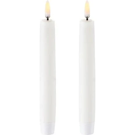 Uyuni LED Kronelys Hvid 2-pak 15,5 cm
