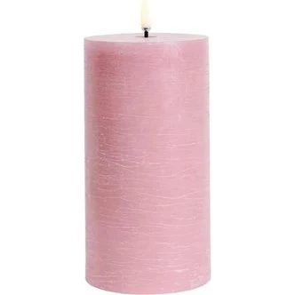 Uyuni Lighting Stumpelys LED 7,8x15,2 cm Rustic Dusty Rose