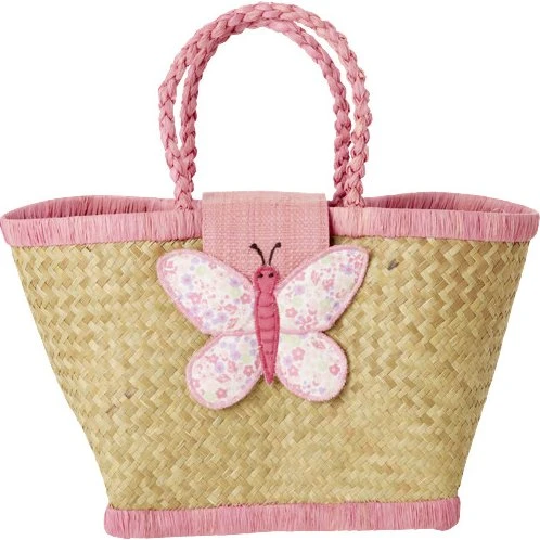 Rice KIBAG-BUTI Børnetaske med Sommerfuglelukning, 20x18x12 cm