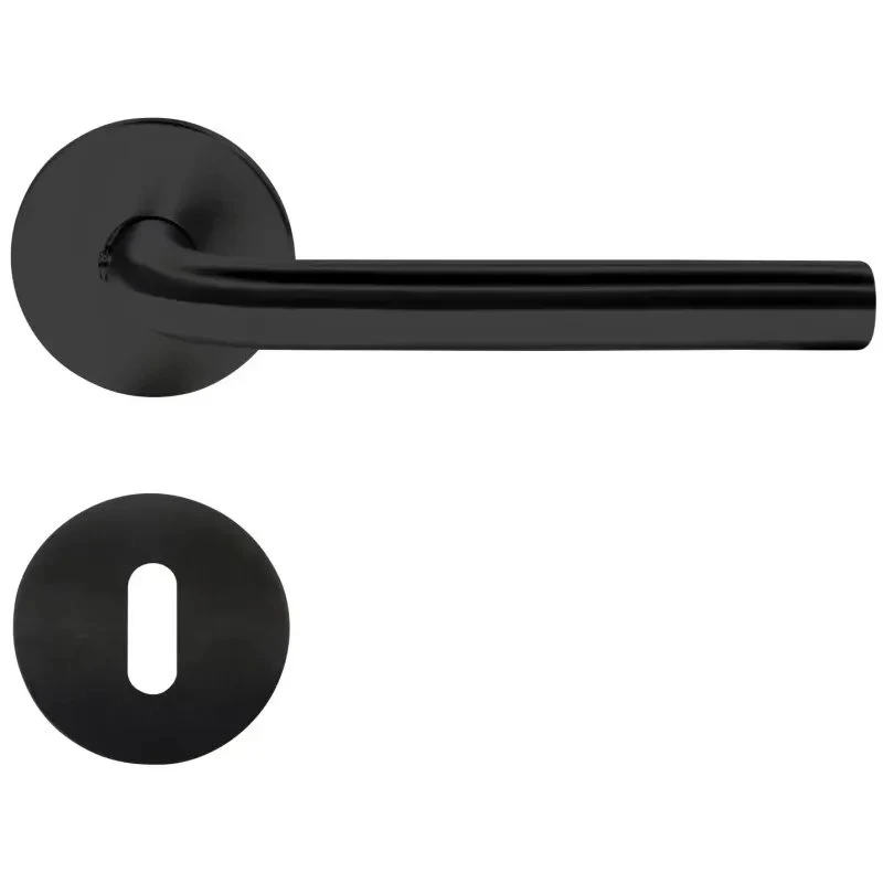Home-it L-greb Dørhåndtag Ø16 mm Mat Sort