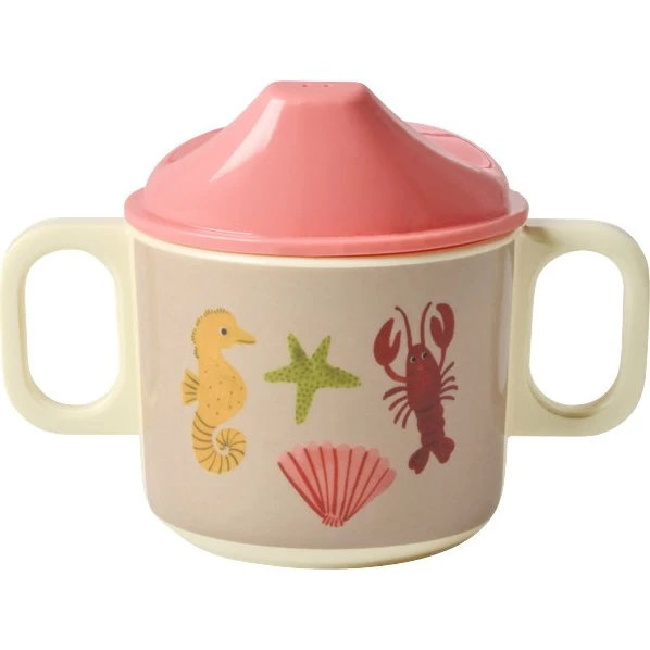 Rice Melamine 2 Babykop 250ml Coral Ocean