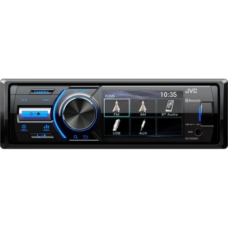 JVC KD-X560BT 1-DIN Bilradio med Bluetooth, 180W