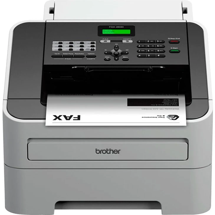 Brother FAX2840 Monokrom Laser Fax & Kopimaskine