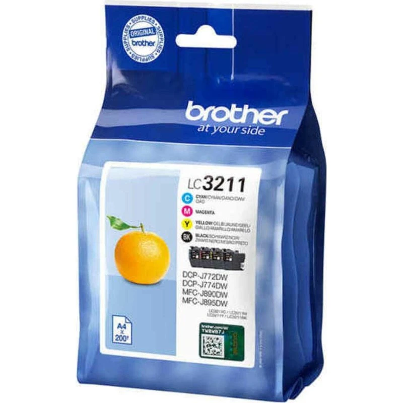 Brother LC3211VAL Original 4-farve Multipakke (Sort, Cyan, Magenta, Gul)