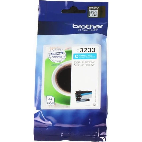 Brother LC3233C Cyan 1500 sider