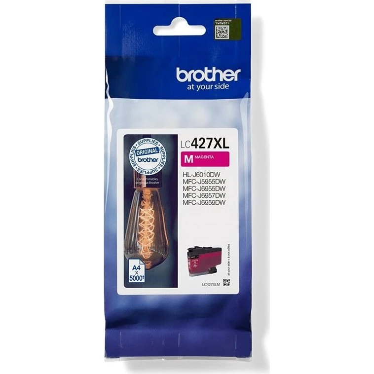Brother LC427XLM Magenta XL, op til 5.000 sider