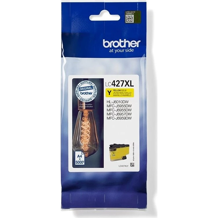 Brother LC427XLY Gul Høj Kapacitet (5.000 sider)