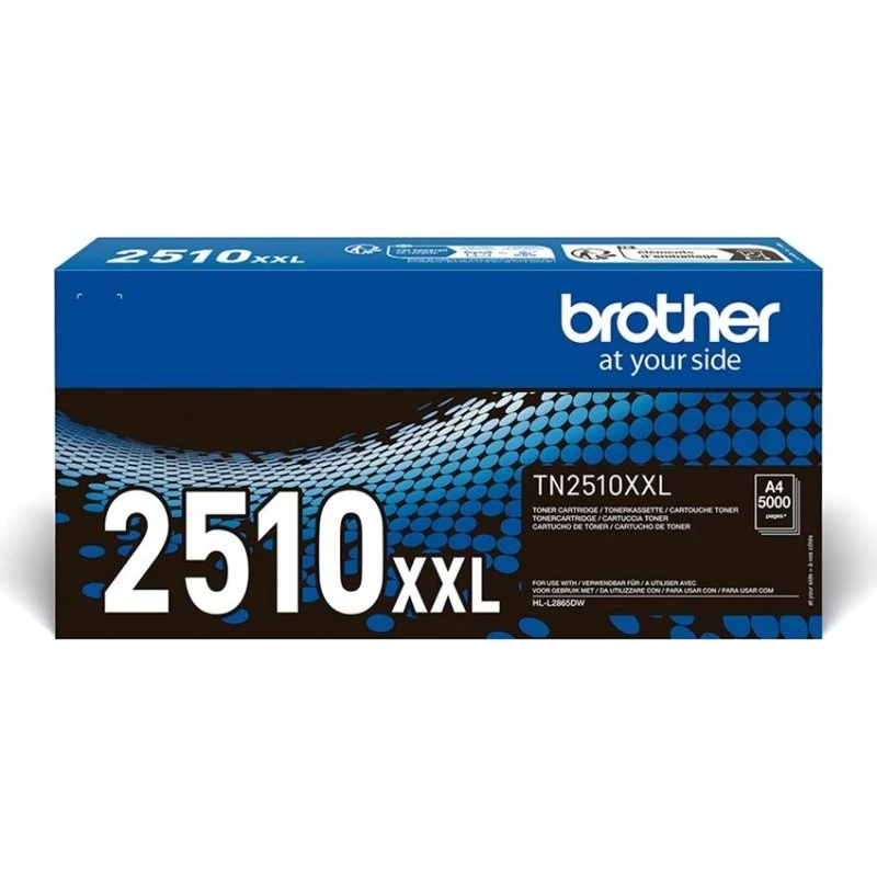 Brother TN2510XXL Sort 5000 sider – Ultra High Yield