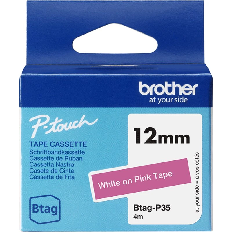 Brother BTAG-P35 Mærkattape 1,2 cm x 4 m