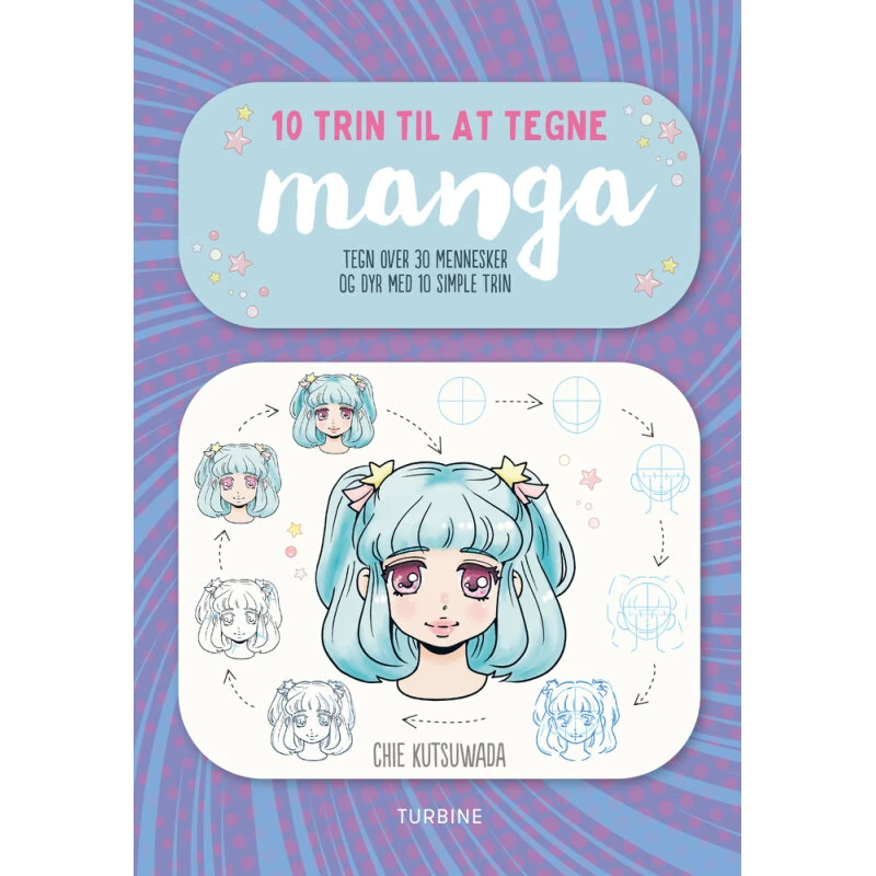 10 trin til at tegne manga – lær at tegne 30 figurer