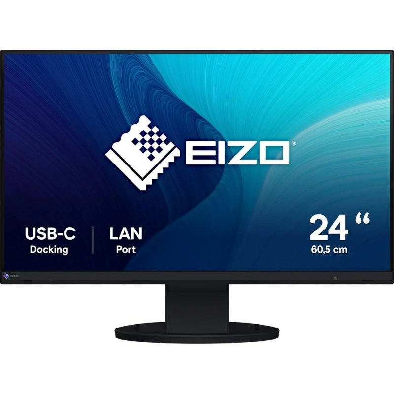 EIZO FlexScan EV2490-BK 24" Full HD IPS USB-C Skærm, Sort