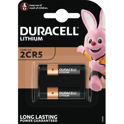 Duracell 2CR5 lithiumbatteri, 6V, 1 stk.